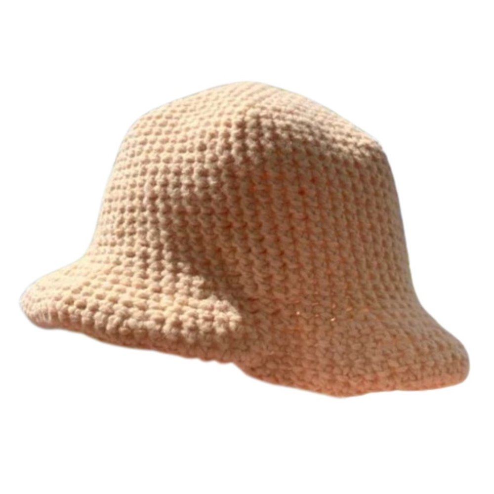 Peachy Handmade Crochet Bucket Hat